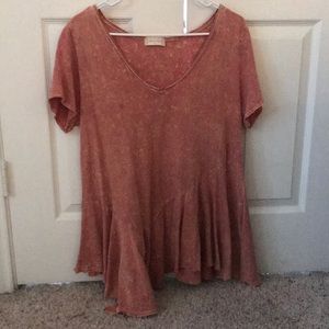 Altar’d State Ruffled Tee